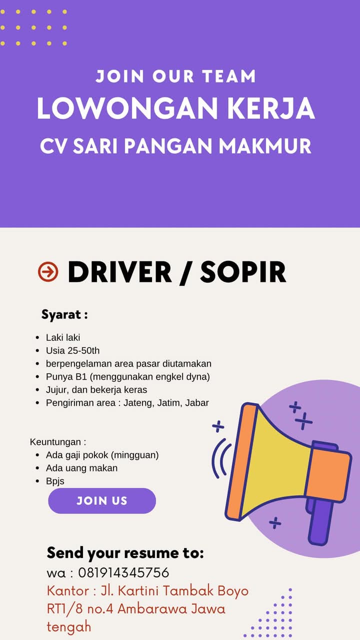 Driver/Supir