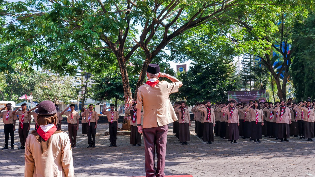 Penerimaan Tamu Racana Soedirman Kartini UKM Pramuka Universitas Ngudi Waluyo