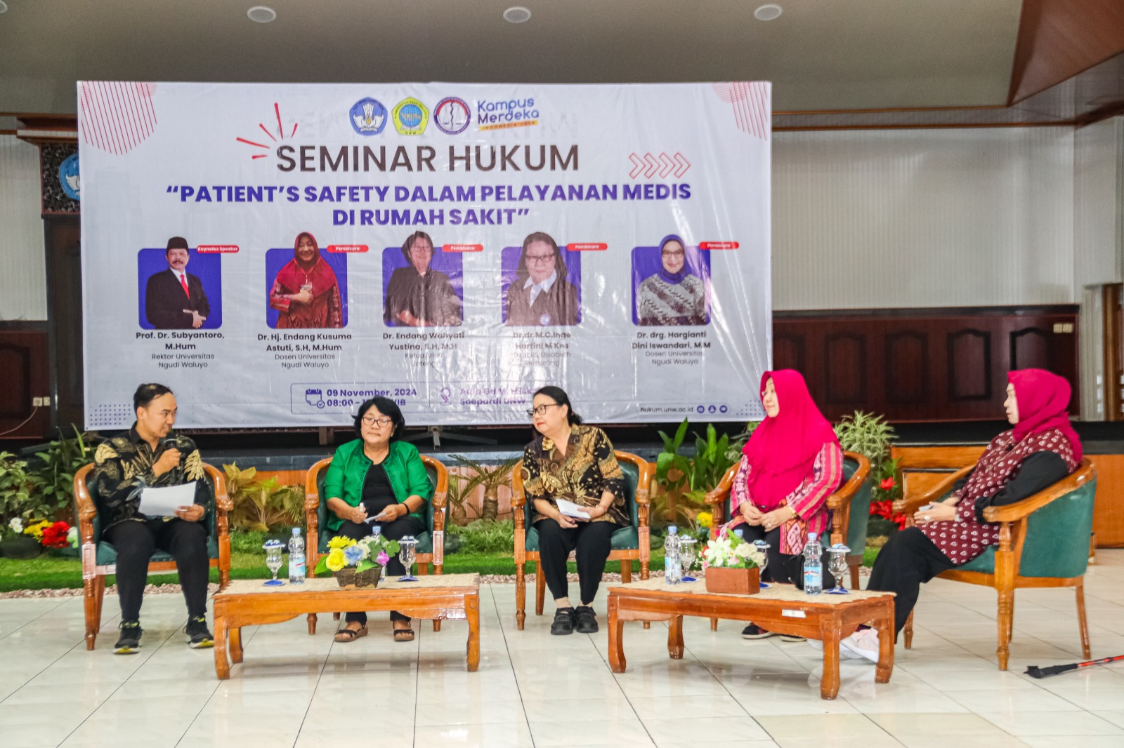 Universitas Ngudi Waluyo Gelar Seminar "Patient’s Safety": Membangun Layanan Medis Aman dan Berkualitas di Rumah Sakit