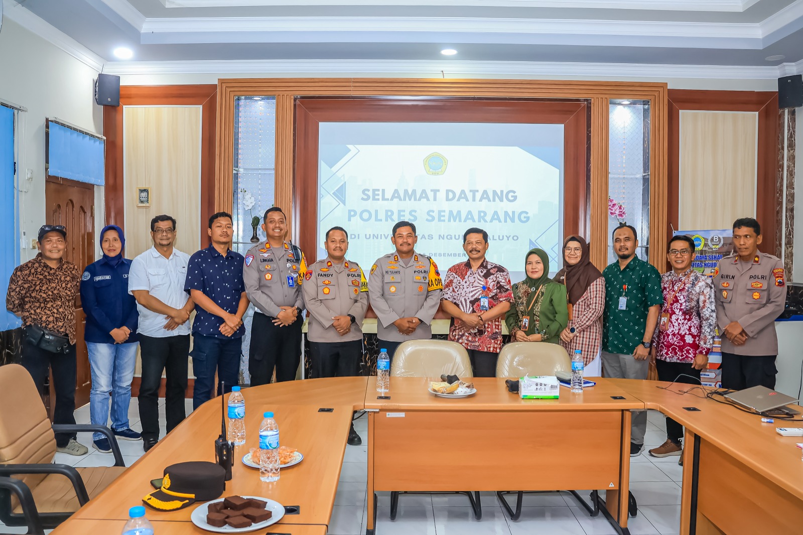 Kunjungan Kerja Kapolres Semarang ke Universitas Ngudi Waluyo: Perkuat Sinergitas Pengembangan Akademis