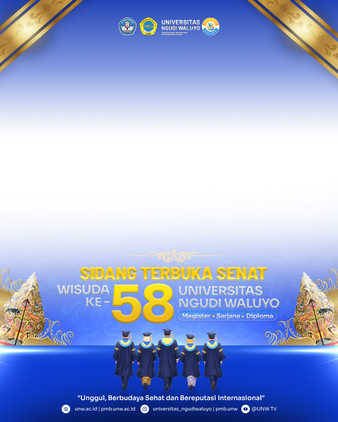 Twibbon Wisuda 58 UNW