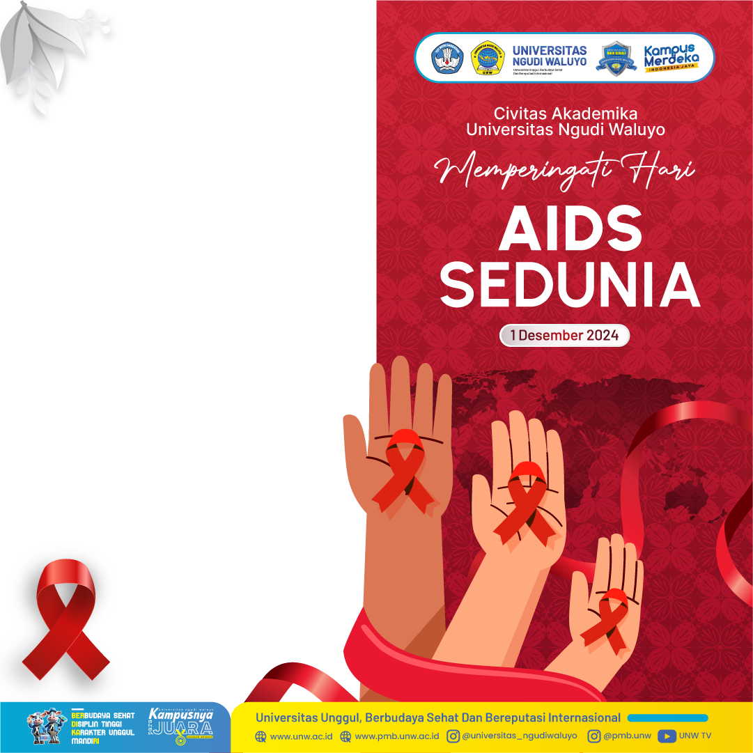 Twibbon Aids Sedunia 2024